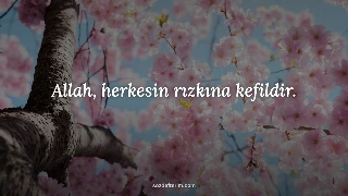 Allah, herkesin rızkına kefildir. — Hz. Ali