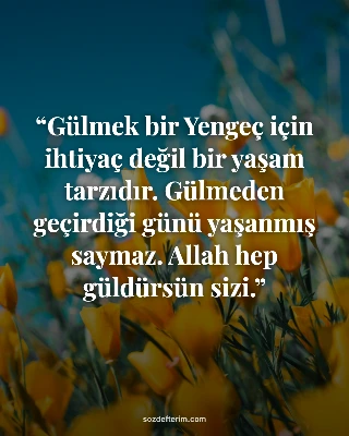 Gülmek bir Yengeç için ihtiyaç değil bir yaşam tarzıdır. Gülmeden geçirdiği günü