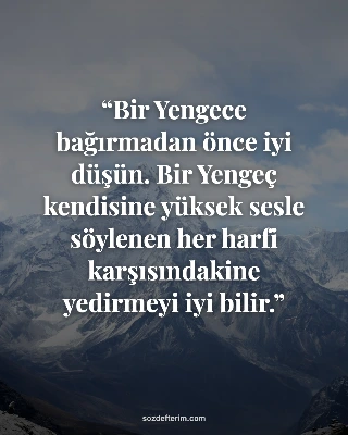 Bir Yengece bağırmadan önce iyi düşün. Bir Yengeç kendisine yüksek sesle söylene