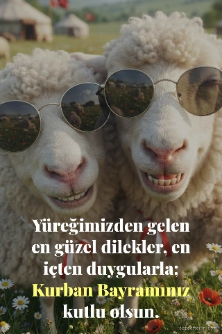 Yüreğimizden gelen en güzel dilekler, en içten duygularla; Kurban Bayramınız kut
